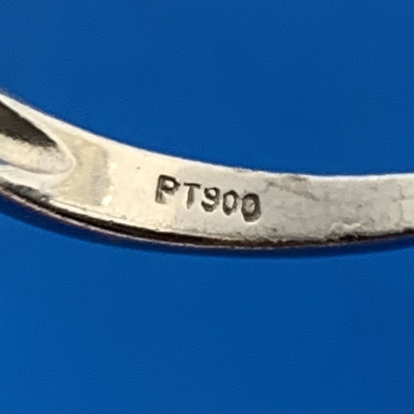 Designer SGS 900 Platinum Princess Diamond Solitaire W/Accents Engagement Ring