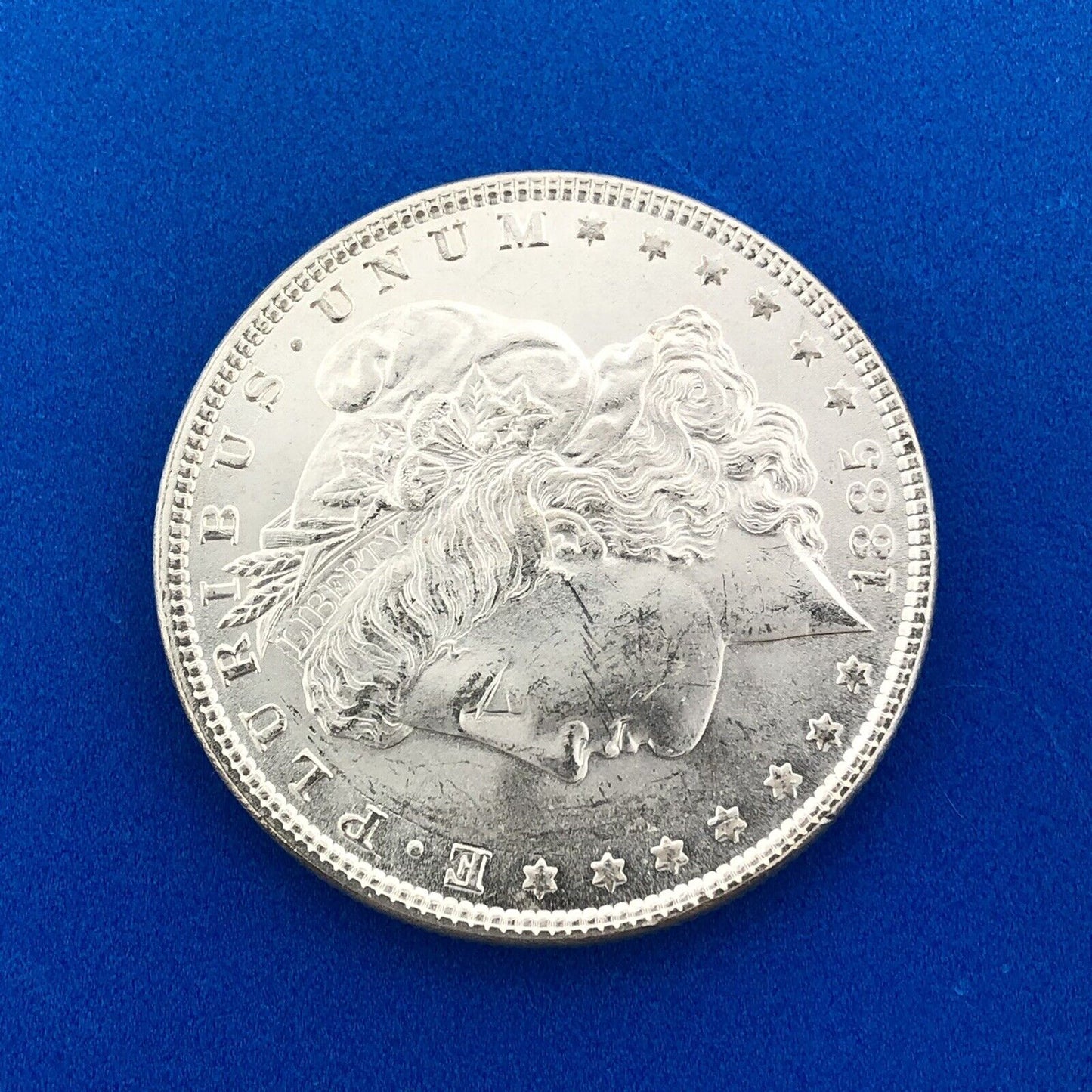 1885 P Morgan Silver Dollar $1 Better Rare Key Philadelphia Mint Coin White BU