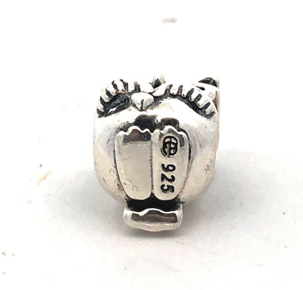 Designer 925 Sterling Silver Graduate Owl School Bead Slide Bracelet Charm