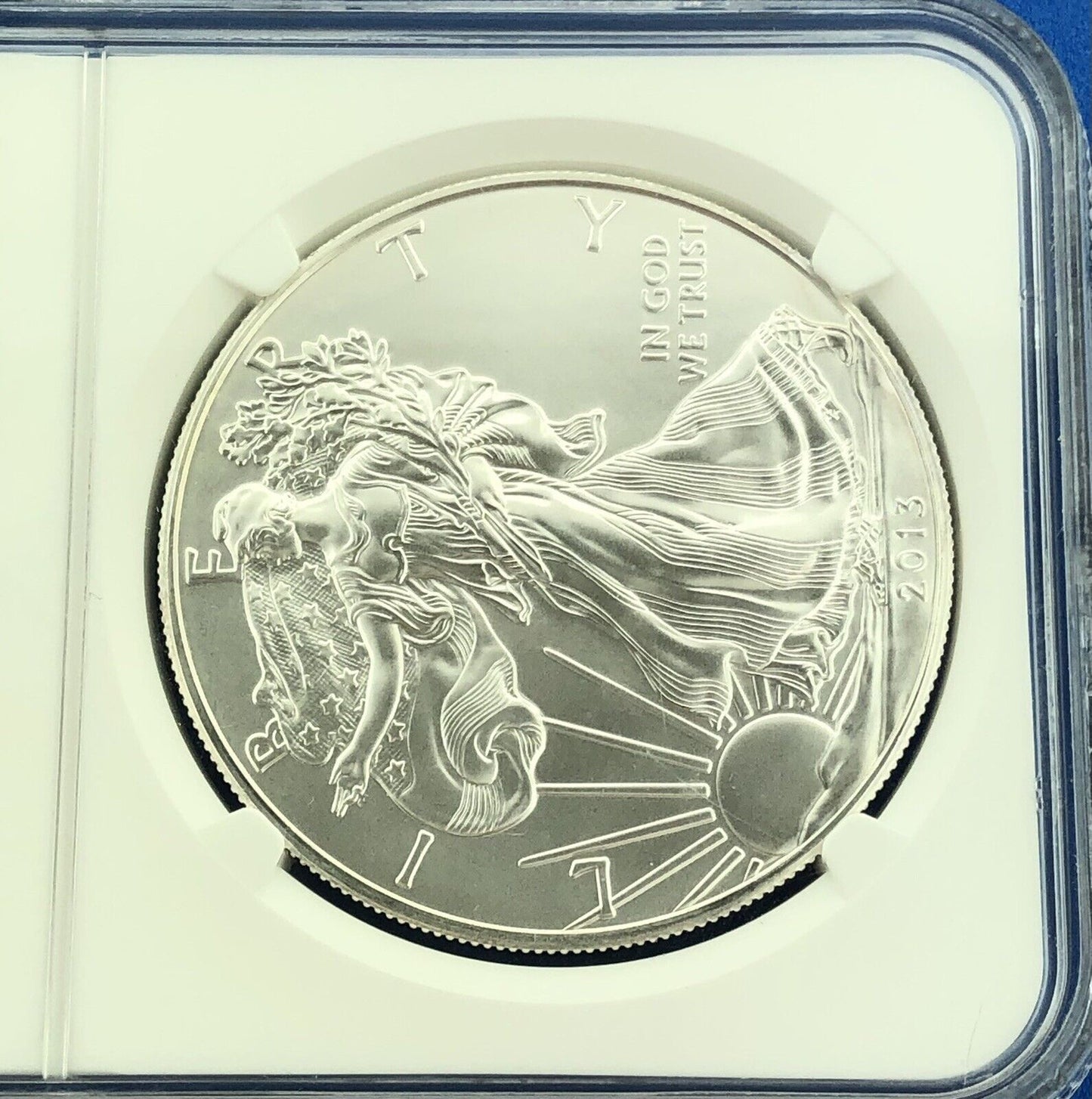 2013 W Silver Eagle 999 Fine Silver NGC MS 70 West Point Label Early Release