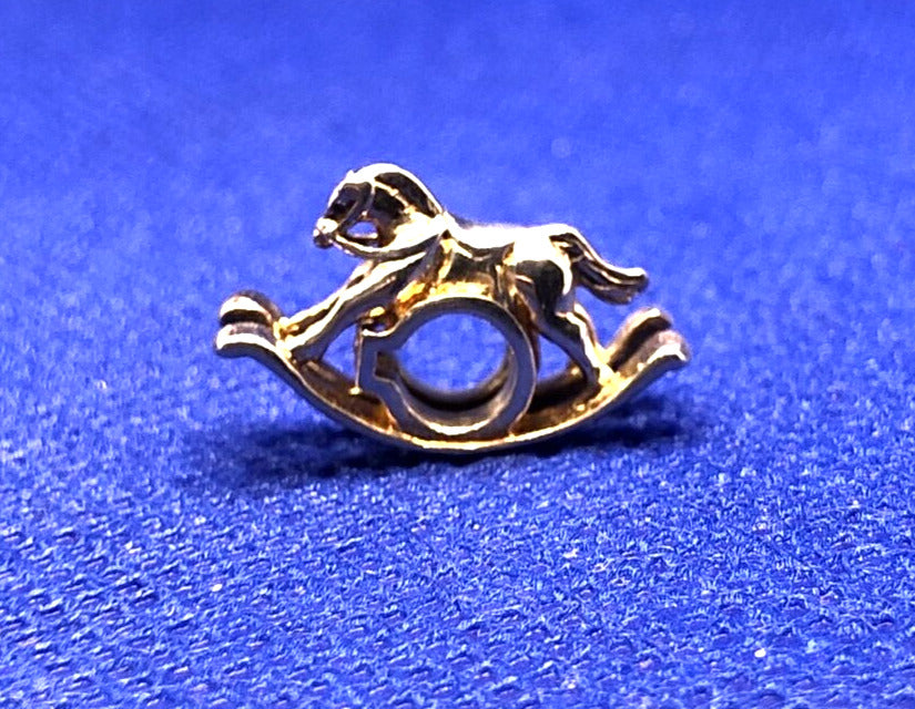 Authentic KALIA 925 Sterling Silver Rocking Horse Slide Bracelet Charm