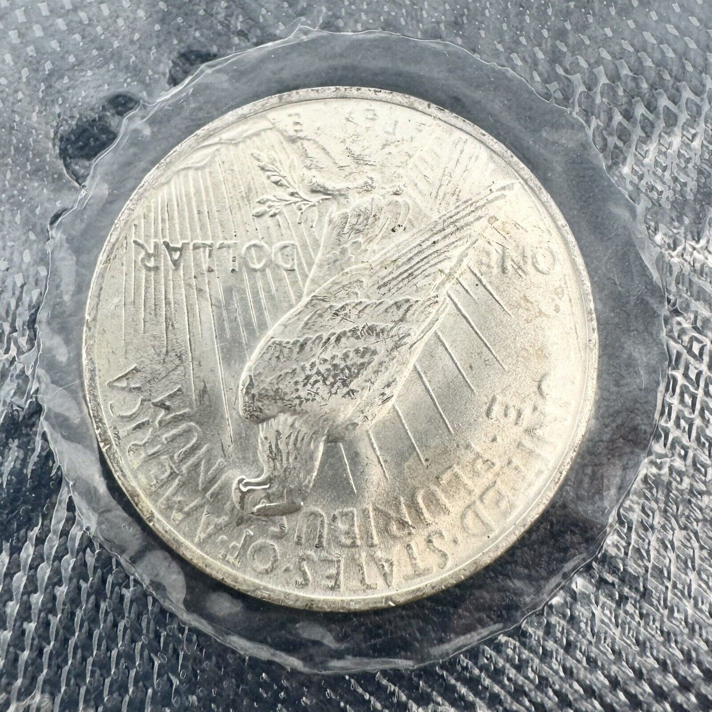1923 P Peace Dollar GSA Soft Pack United States Uncirculated Silver Dollar Coin