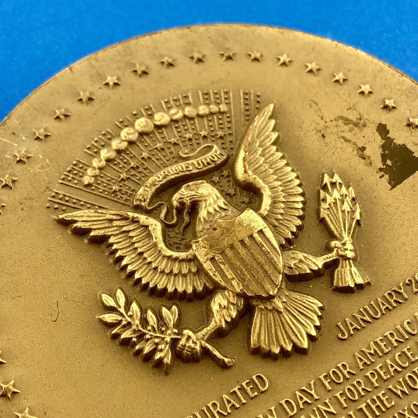 1969 United States Mint Richard Nixon Presidential Inauguration Bronze Medal