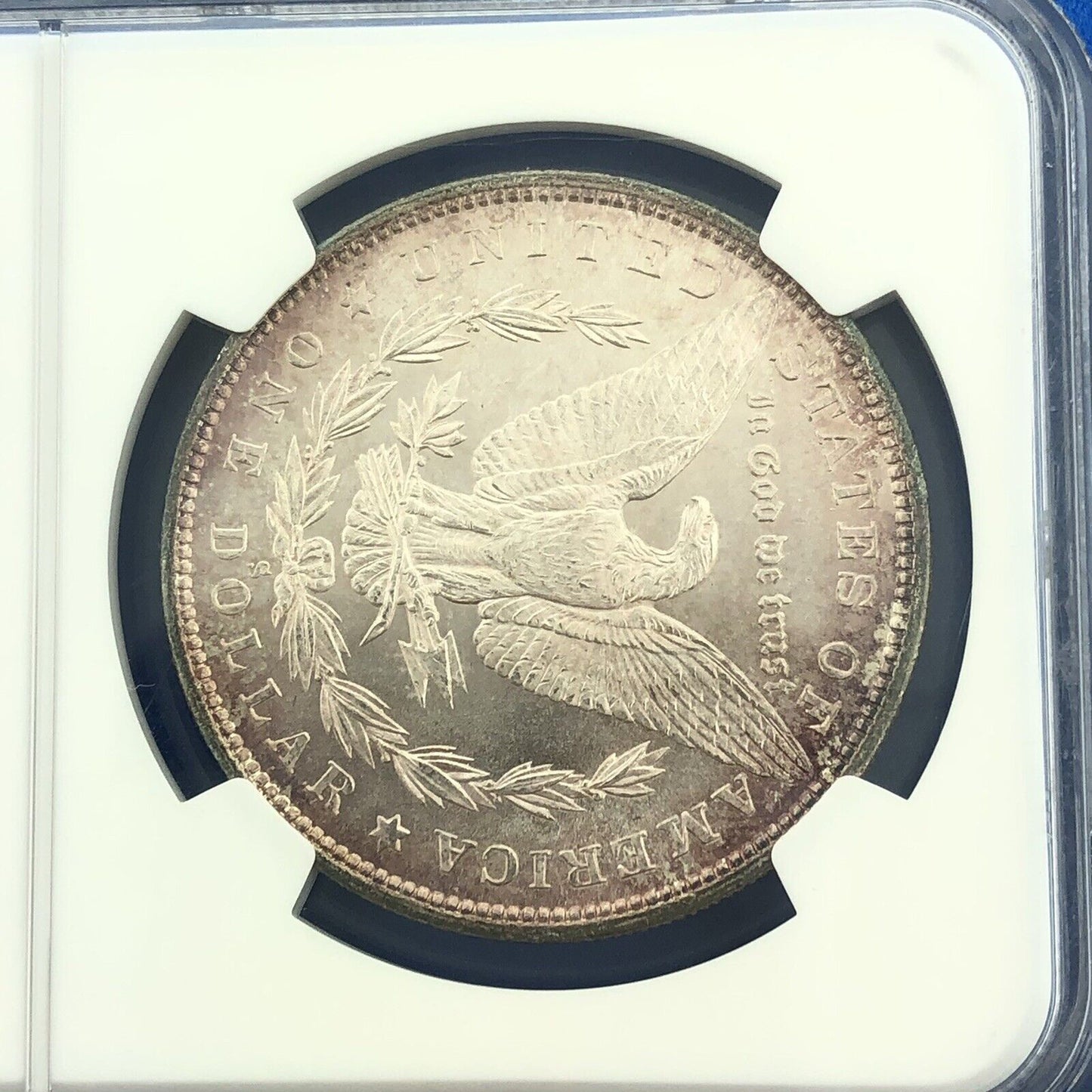 1880 S Morgan Silver Dollar Better Key San Francisco Sunset Tones NGC MS64 Coin