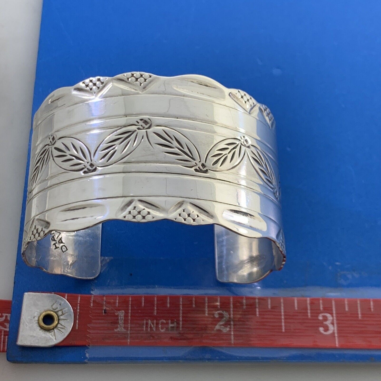 David Jones New Orleans Artisan 925 Sterling Silver Open Cuff Bracelet