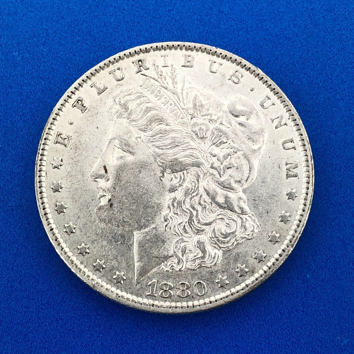 1880 O Morgan Silver Dollar VAM 48 Doubled 1 8 Hangnail Eagle AU New Orleans