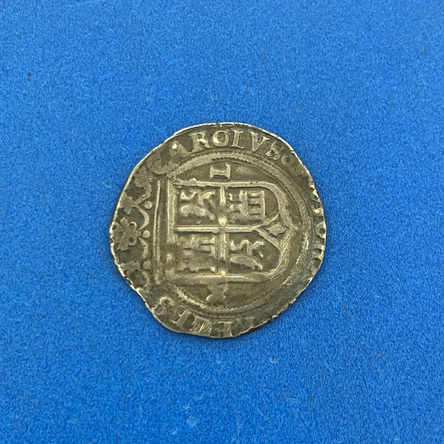 1542-55 Mexico Carlos And Joanna 1 Silver Real Mexico City ML Late Series