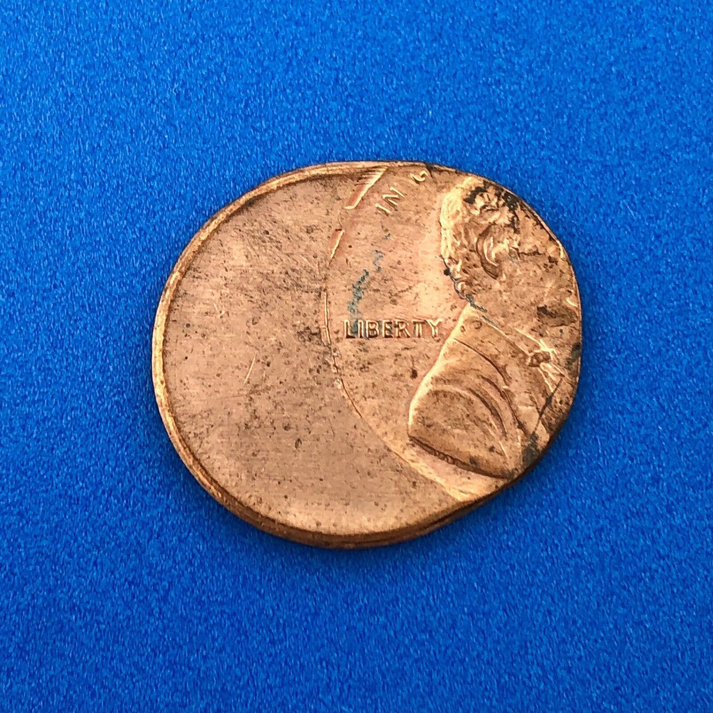 No Date Modern Era Lincoln Memorial One Cent Copper Alloy Off Center Error Coin