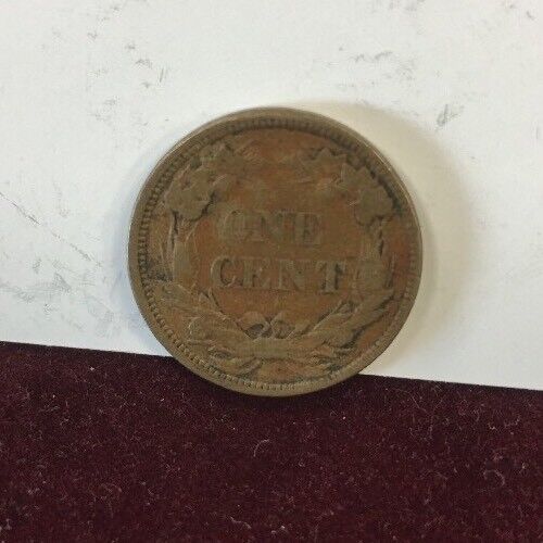 1858 1C Flying Eagle Cent Large Letters US Coinage