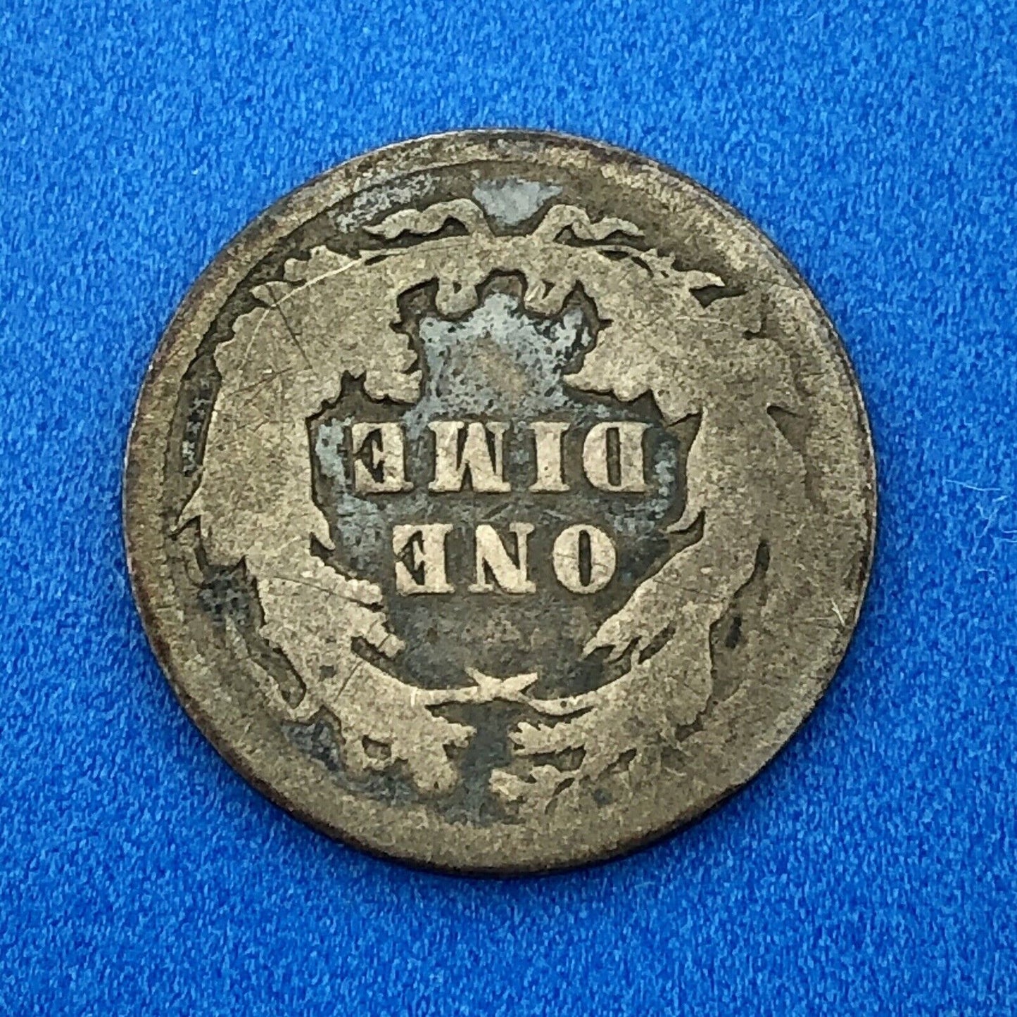 1877 P Silver Seated Liberty Dime 10c Better Key Scarce Philadelphia Mint Coin