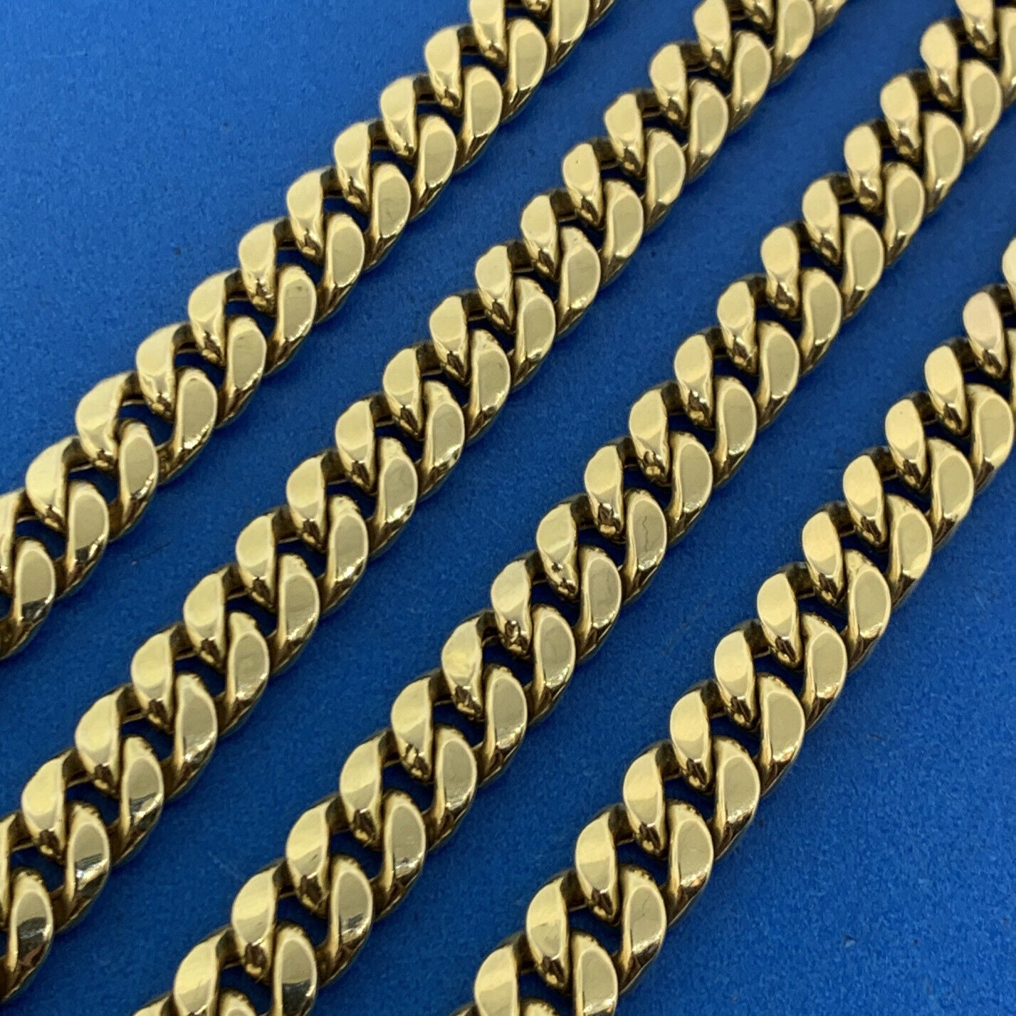 Designer IGS 10K Yellow Gold Miami Cuban Curb Link 23" Chain Necklace