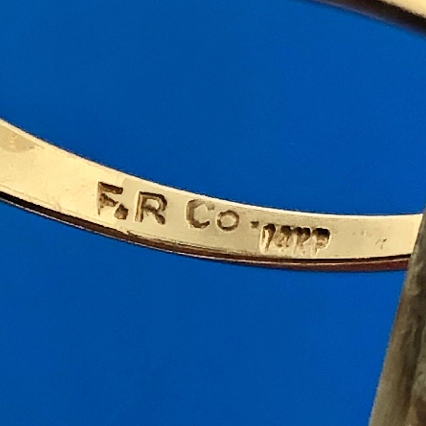 Vintage 14K Yellow Gold Diamond Floral Cluster Engagement Anniversary Ring