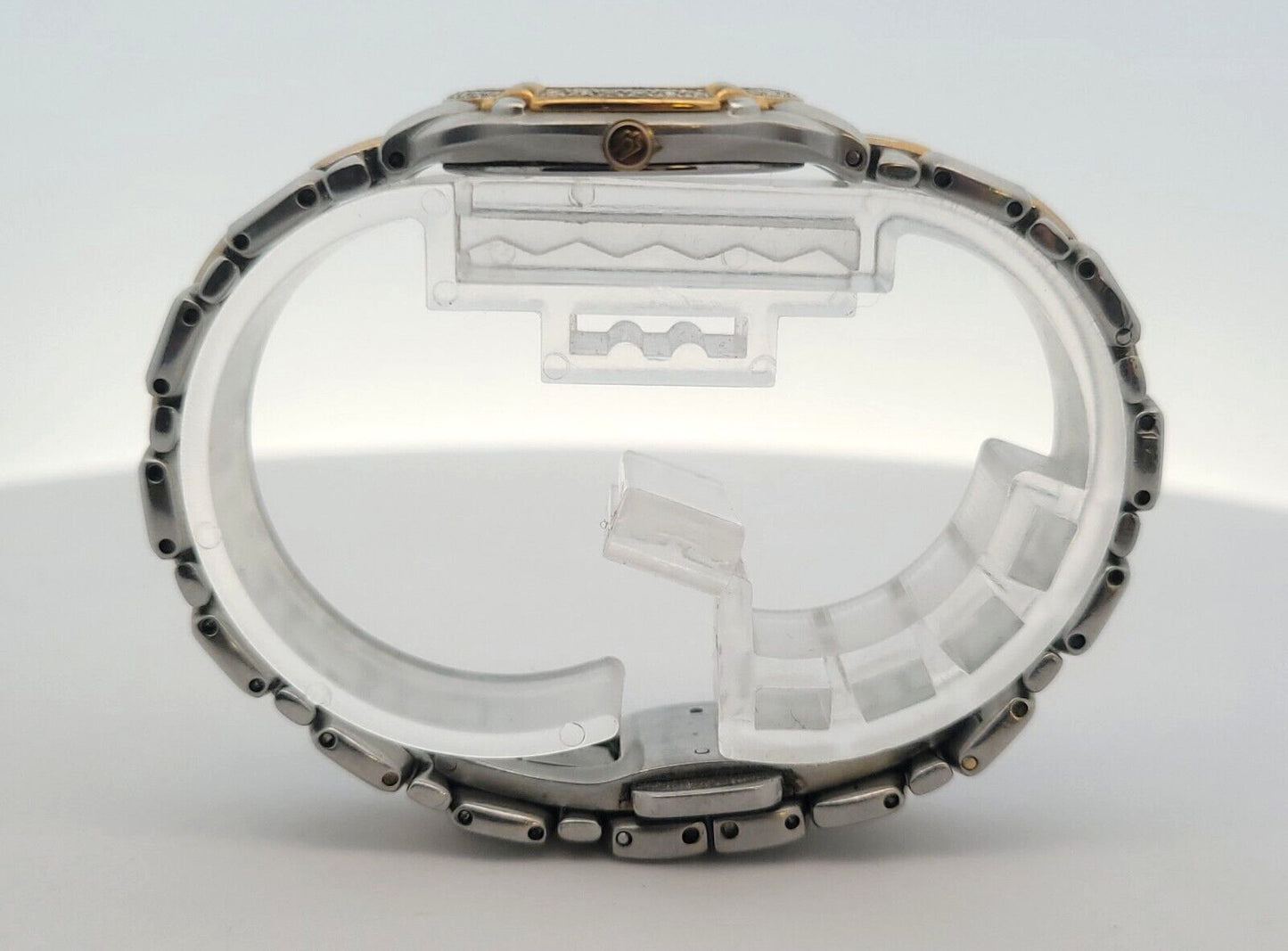 Ladies Bulova Accutron Barcelona Mother of Pearl Dial Diamond Bezel Quartz Watch