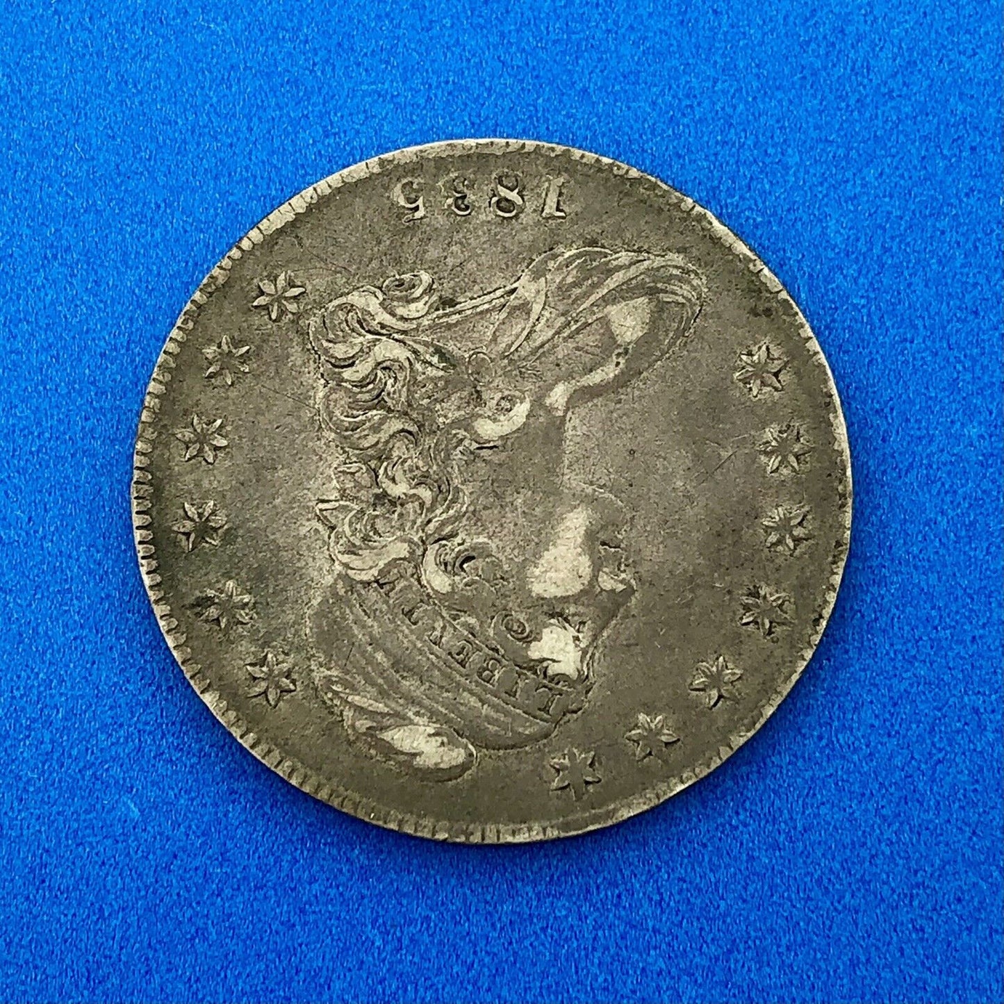 1835 Capped Bust Silver Half Dollar Lettered Edge Better Early Philadelphia Coin
