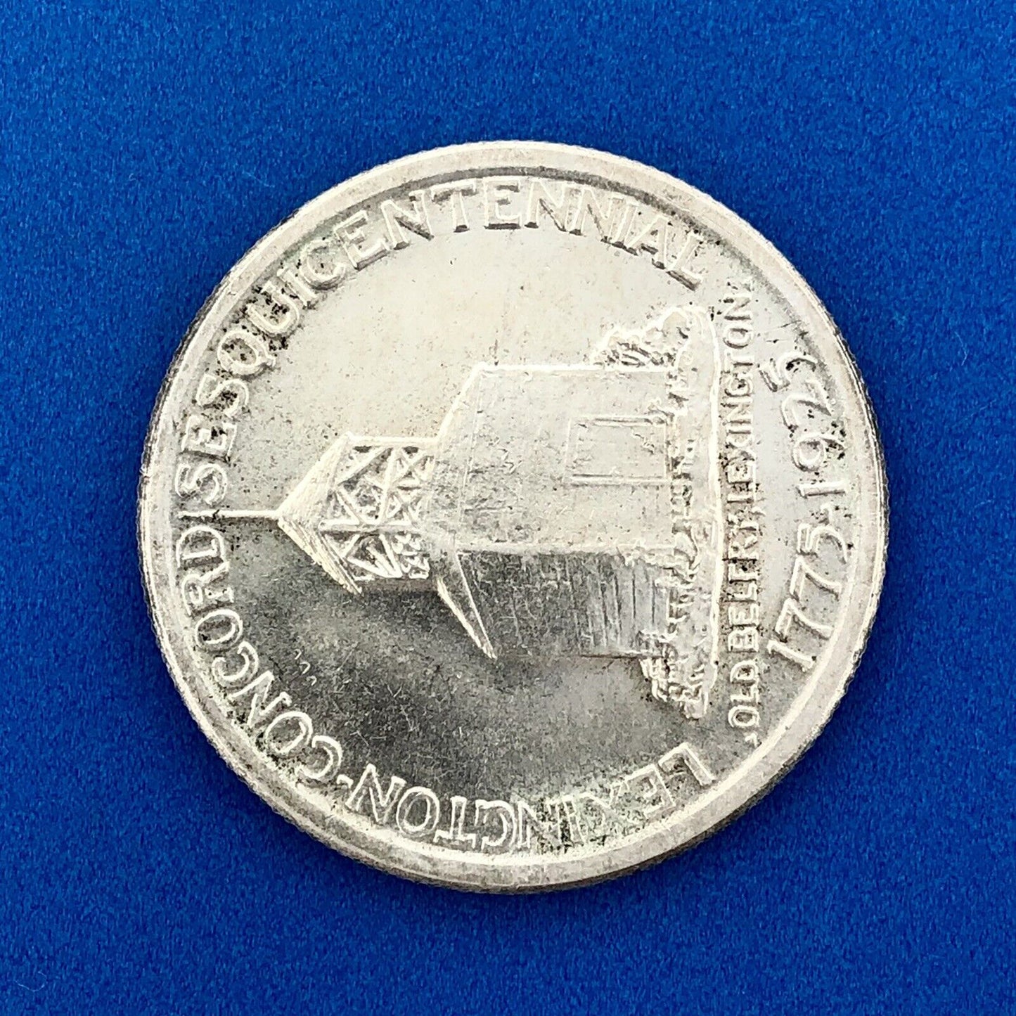 1925 Lexington Concord Sesquicentennial Commemorative Silver Half Dollar Coin