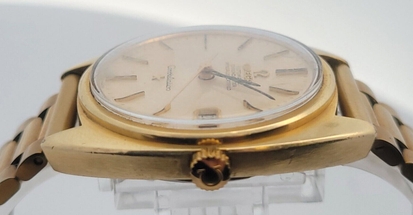 Omega Constellation Automatic Gold-Toned Stainless Men's Watch Ref# 168.017