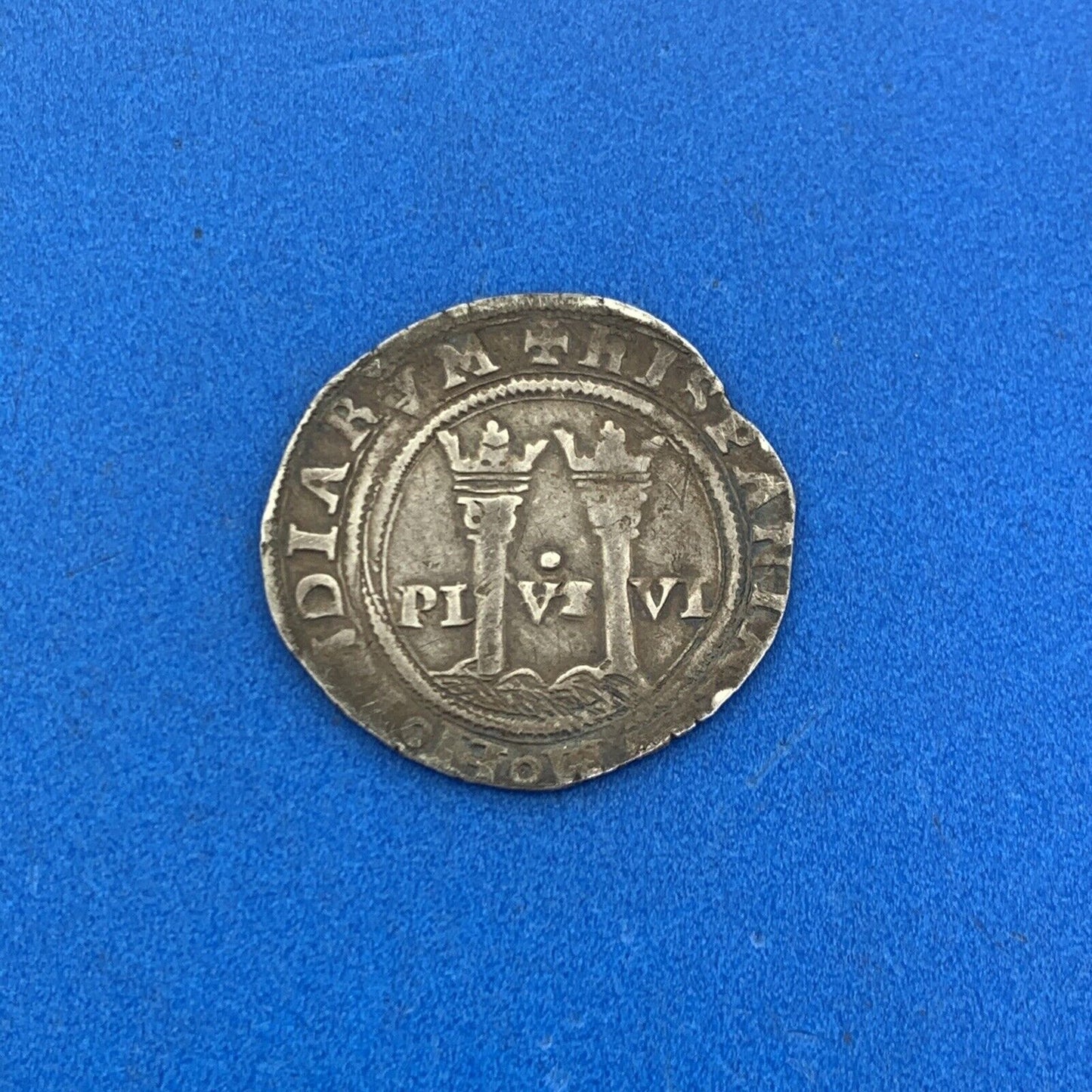 1542-55 Mexico Carlos And Joanna 1 Silver Real Mexico City ML Late Series