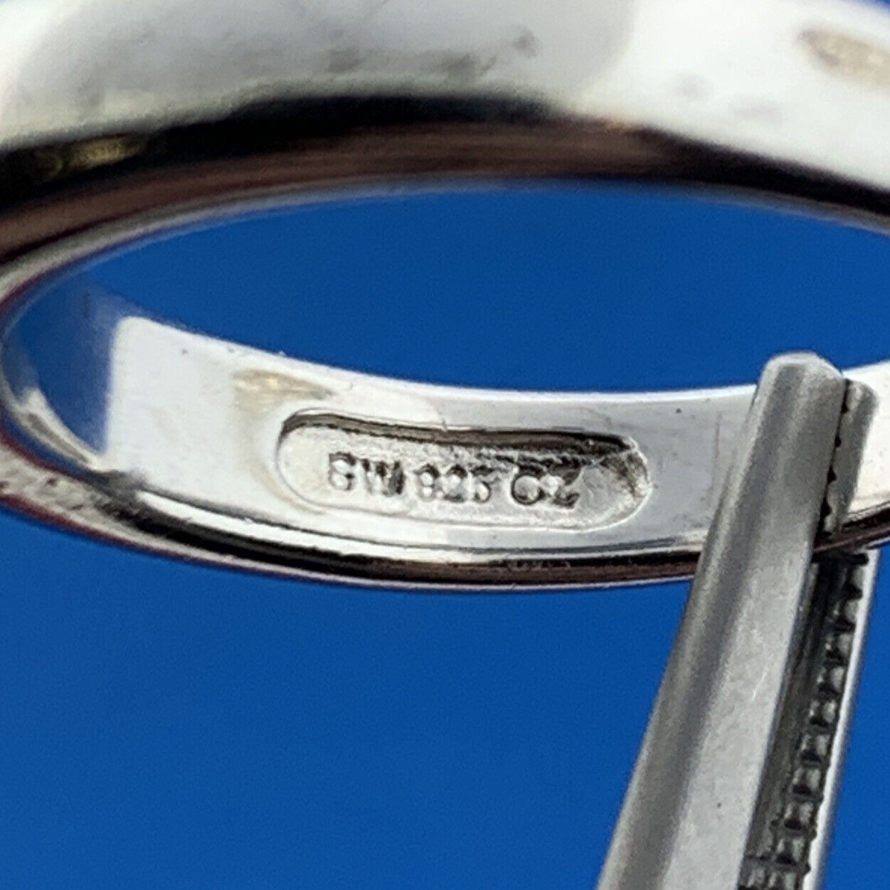 Designer SW Sterling Silver 1.5tcw CZ Cubic Zirconia Pear Engagement Style Ring