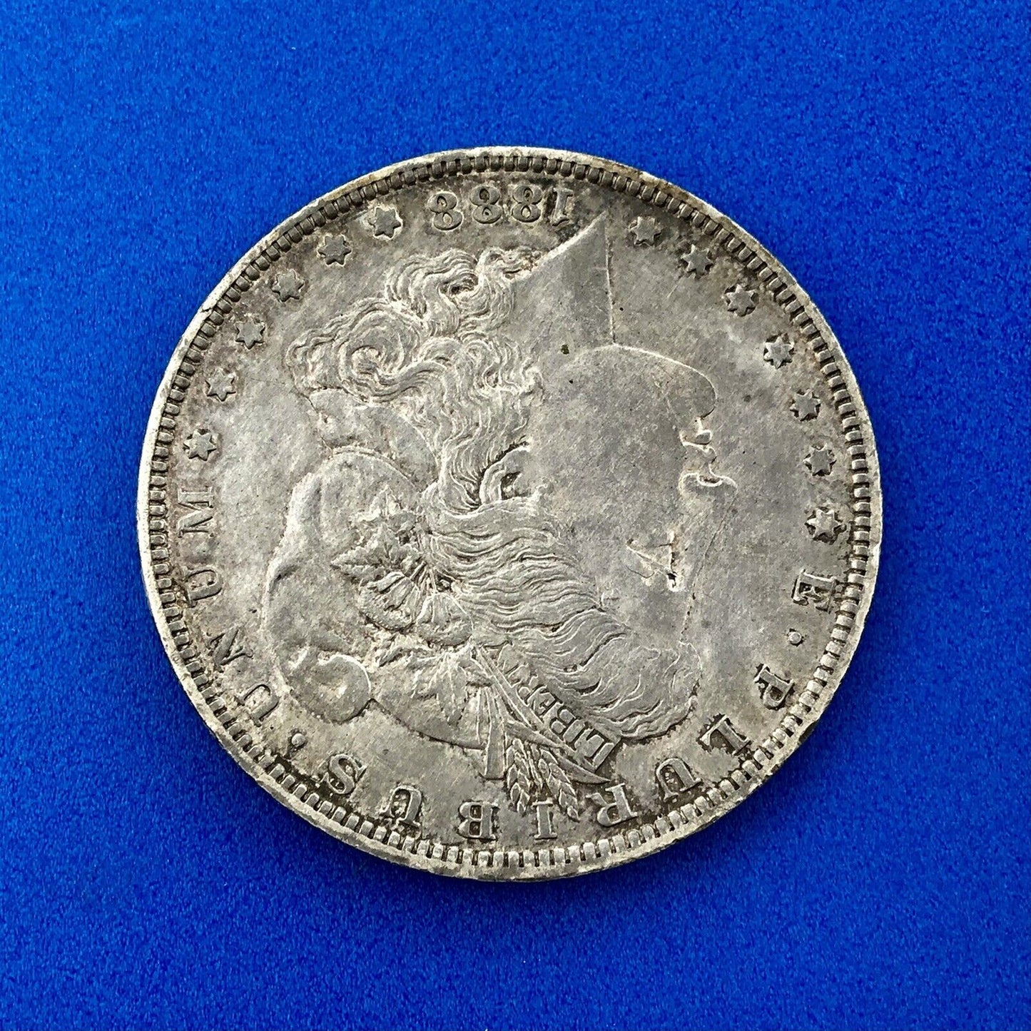 1888 O Morgan Silver Dollar $1 Better Rare Key New Orleans Mint Coin AU Details