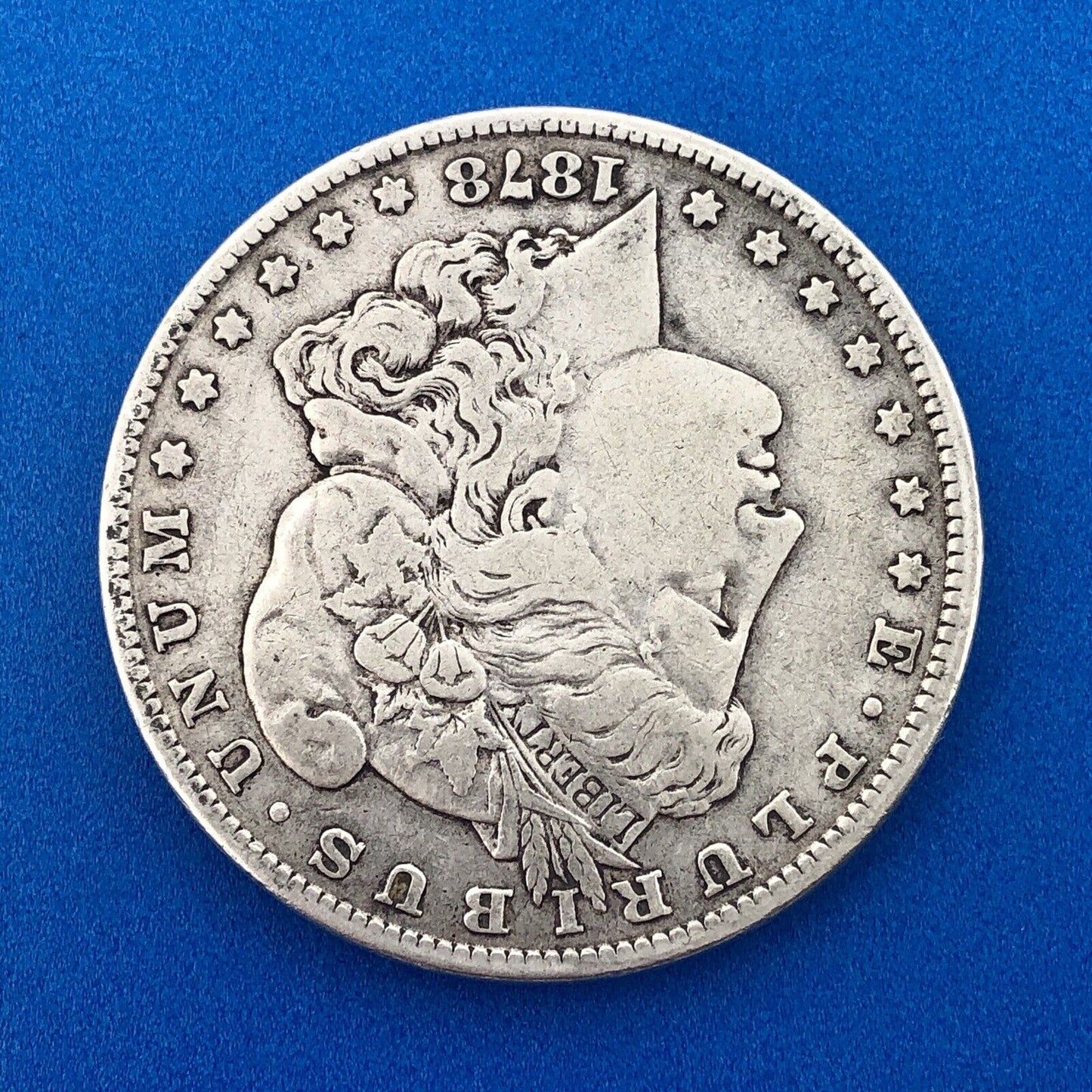 1878 7 TF Morgan Silver Dollar $1 First Year Philadelphia VAM 228B Slashed O