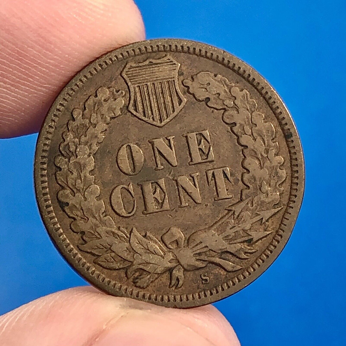 1908 S Indian Head One Cent Penny Type 3 Bronze Better Key San Francisco Coin