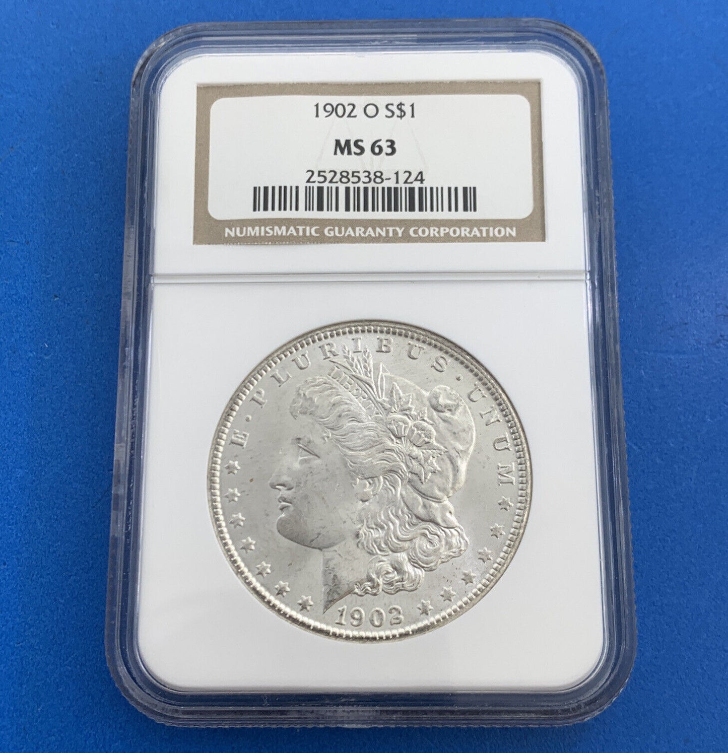 1902 O Morgan Silver Dollar New Orleans NGC MS63