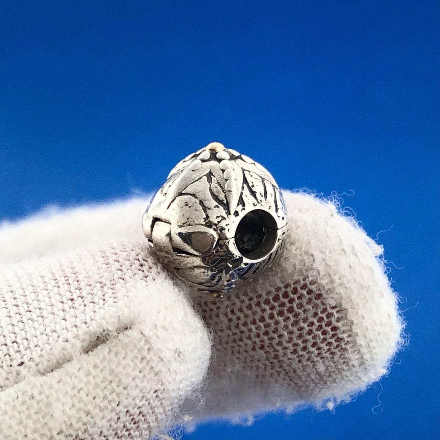 Authentic PANDORA Sterling Silver 14K Yellow Gold Starfish Clip Charm 791164 RET