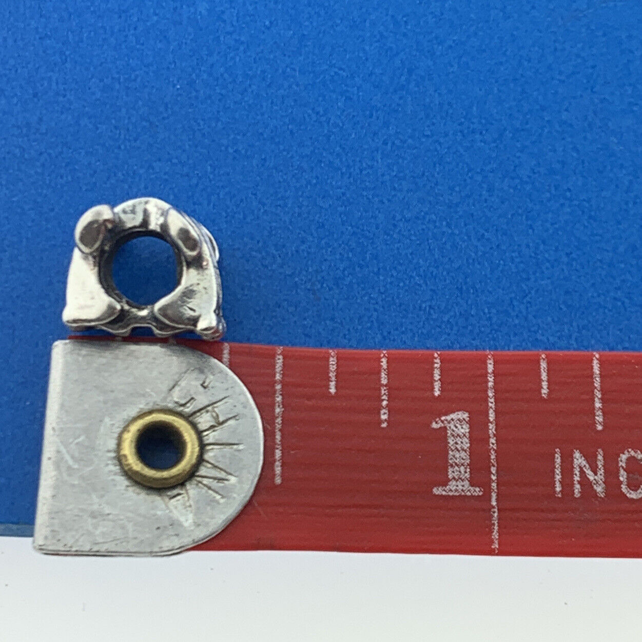 Chamilia 925 Sterling Silver Fleur De Lis Symbol France Slide Bracelet Charm