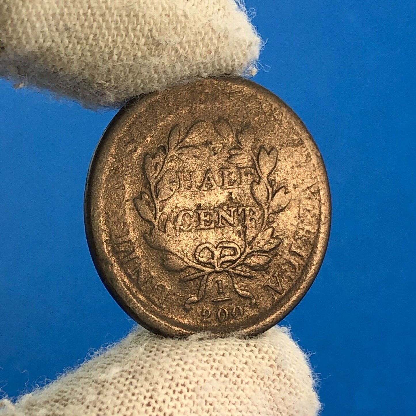 1808 Draped Bust Half Cent 1/2c Better Philadelphia Early American Copper Coin