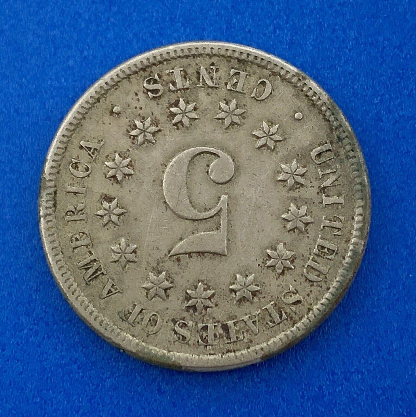1869 Shield Nickel Better Key Philadelphia Mint American Copper Nickel Coin