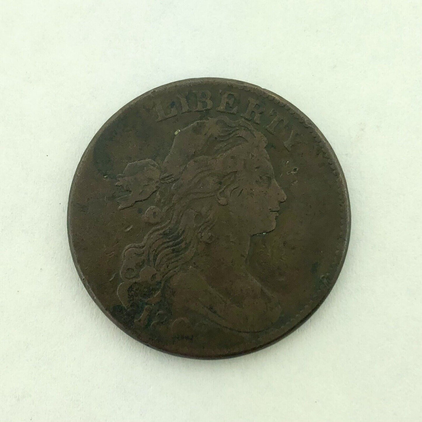 1802 P Draped Bust Copper Large Cent Early US Copper Better Philadelphia Coin F+