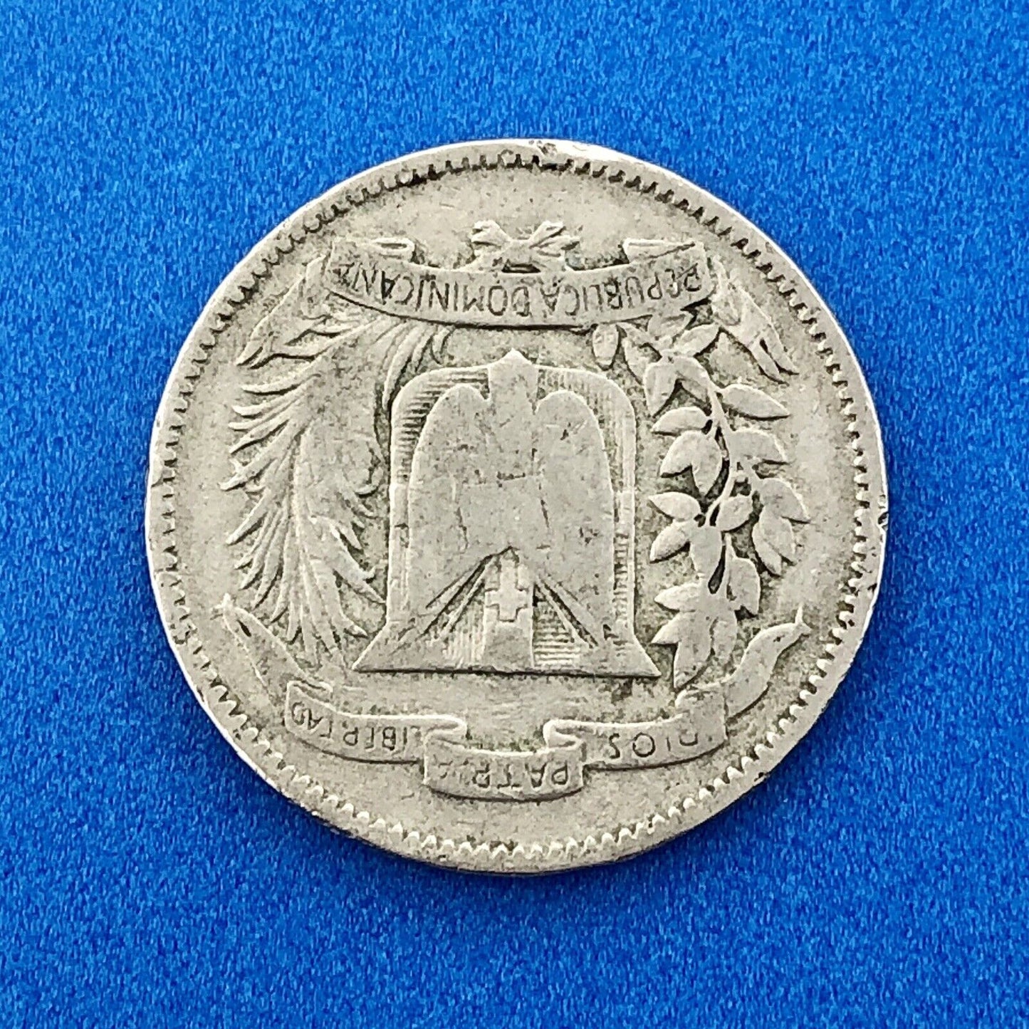 1939 Dominican Republic 5 Centavos 5 Grammos Tough Key Date Low Mintage Coin