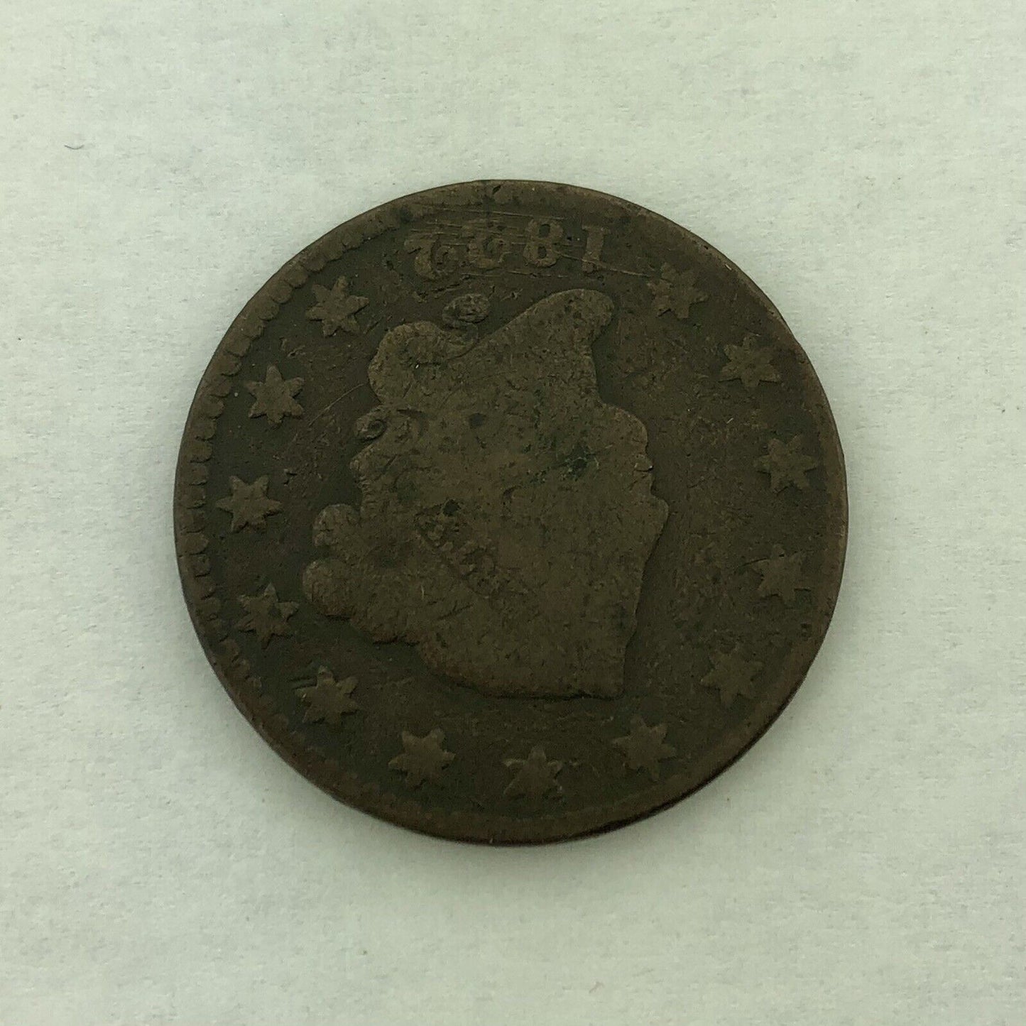 1822 Coronet Liberty Matron Head Large Cent 1c Better Early American Copper Coin