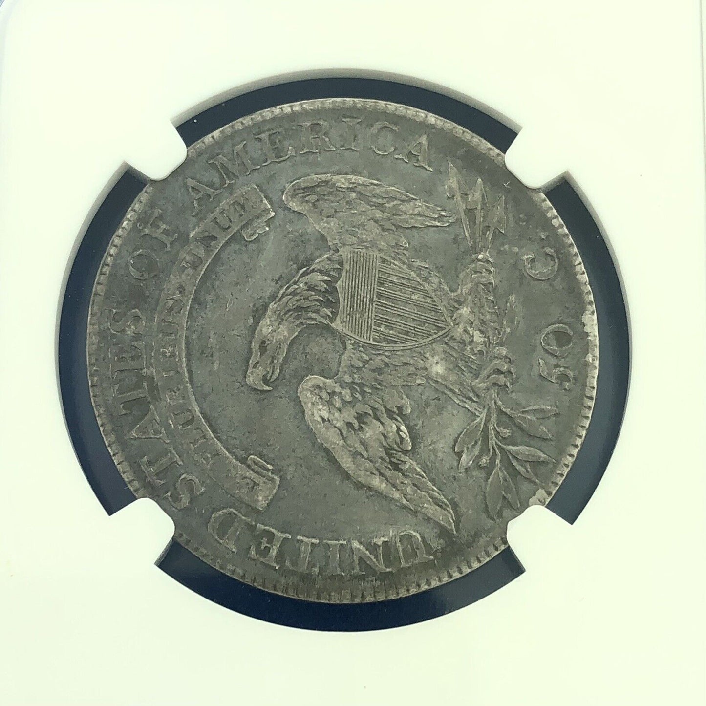 1808/7 Capped Bust Silver Half Dollar 50c Lettered Edge NGC VF30 O-101 Coin