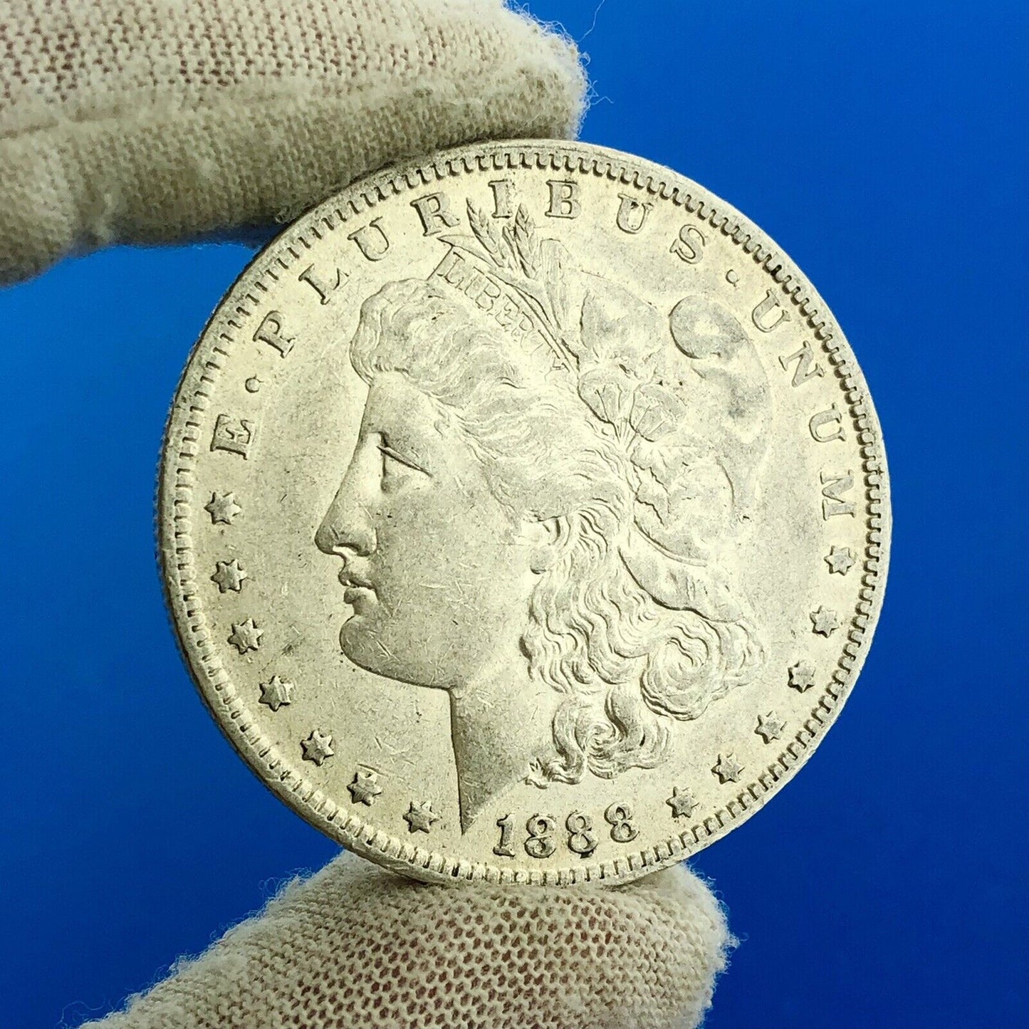 1888 O Morgan Silver Dollar $1 Better Rare Key New Orleans Mint Coin AU Details