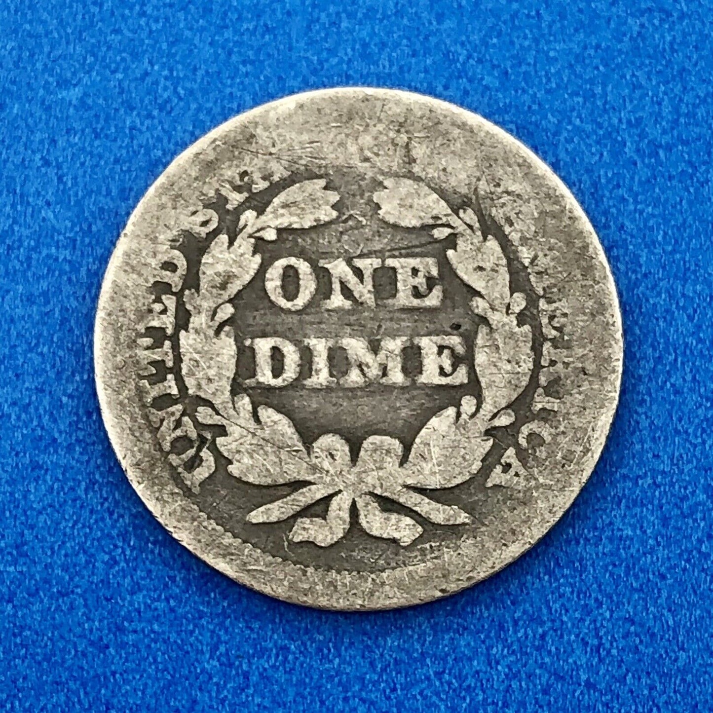 1849 P Seated Liberty Silver Dime 10c Better Key Scarce Rare Philadelphia Coin