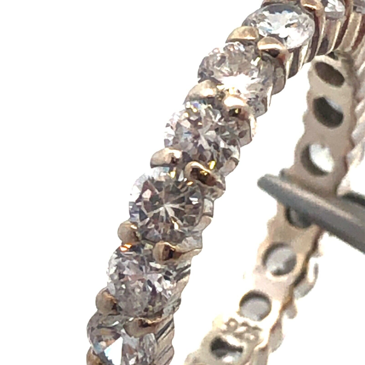 Designer 925 Sterling Silver Round Cubic Zirconia Eternity Anniversary Band Ring