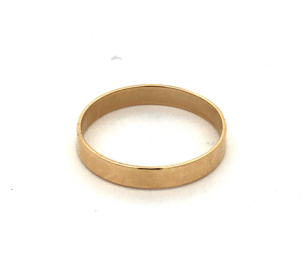 Designer CATBIRD 14K Yellow Gold Polished Flat Wedding Anniversary Band Ring