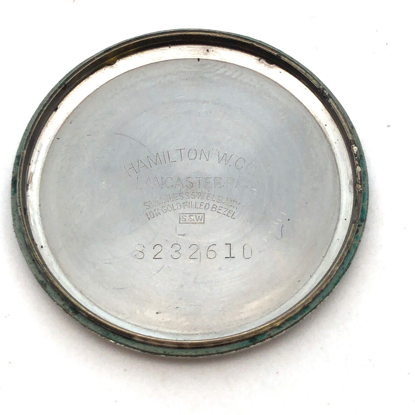 Vtg Mid Century 10K Gold Filled Hamilton Automatic Accordion Band Wrist Watch