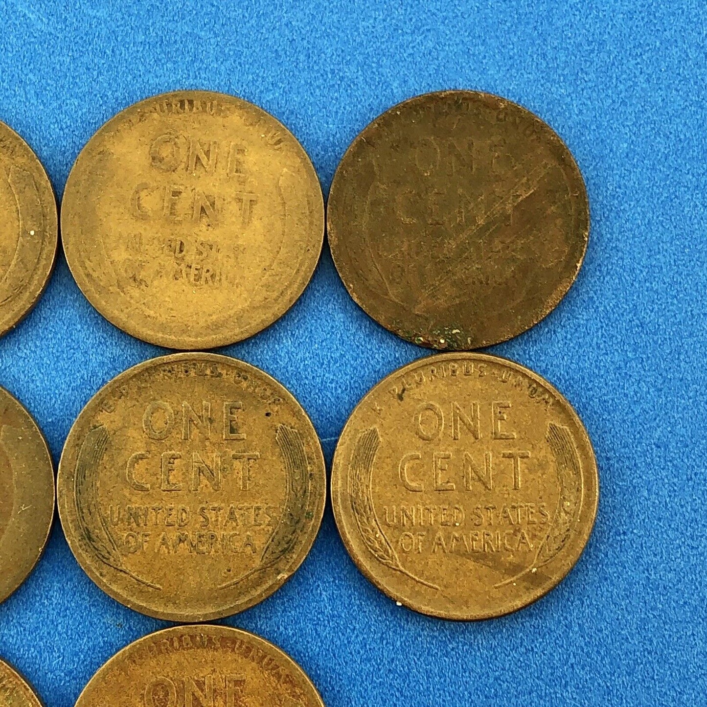 1909 P Mixed Date Mixed Mint Early Lincoln Small One Cent Penny 14 Coin Lot