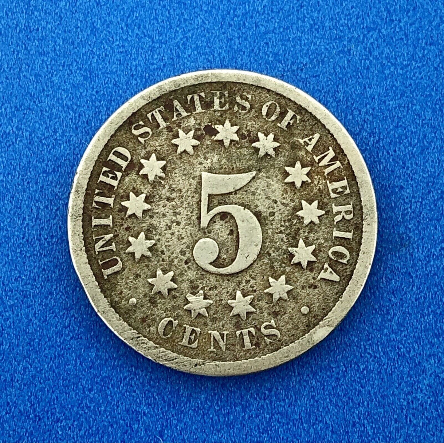 1870 P Shield Nickel 5c Better Key Rare Philadelphia Mint Coin No Rays