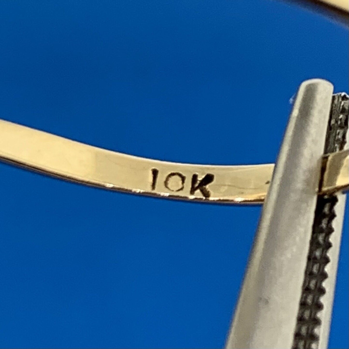 10K Yellow Gold Pearl Duo Bypass Cocktail Ring