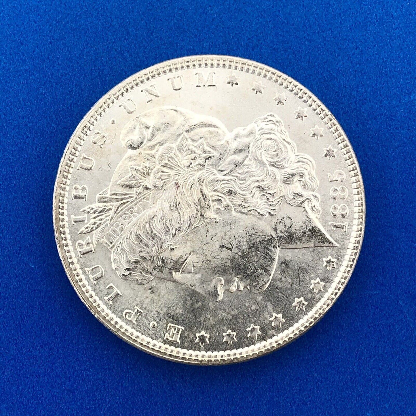 1885 P Morgan Silver Dollar $1 Better Rare Key Philadelphia Mint Coin White BU
