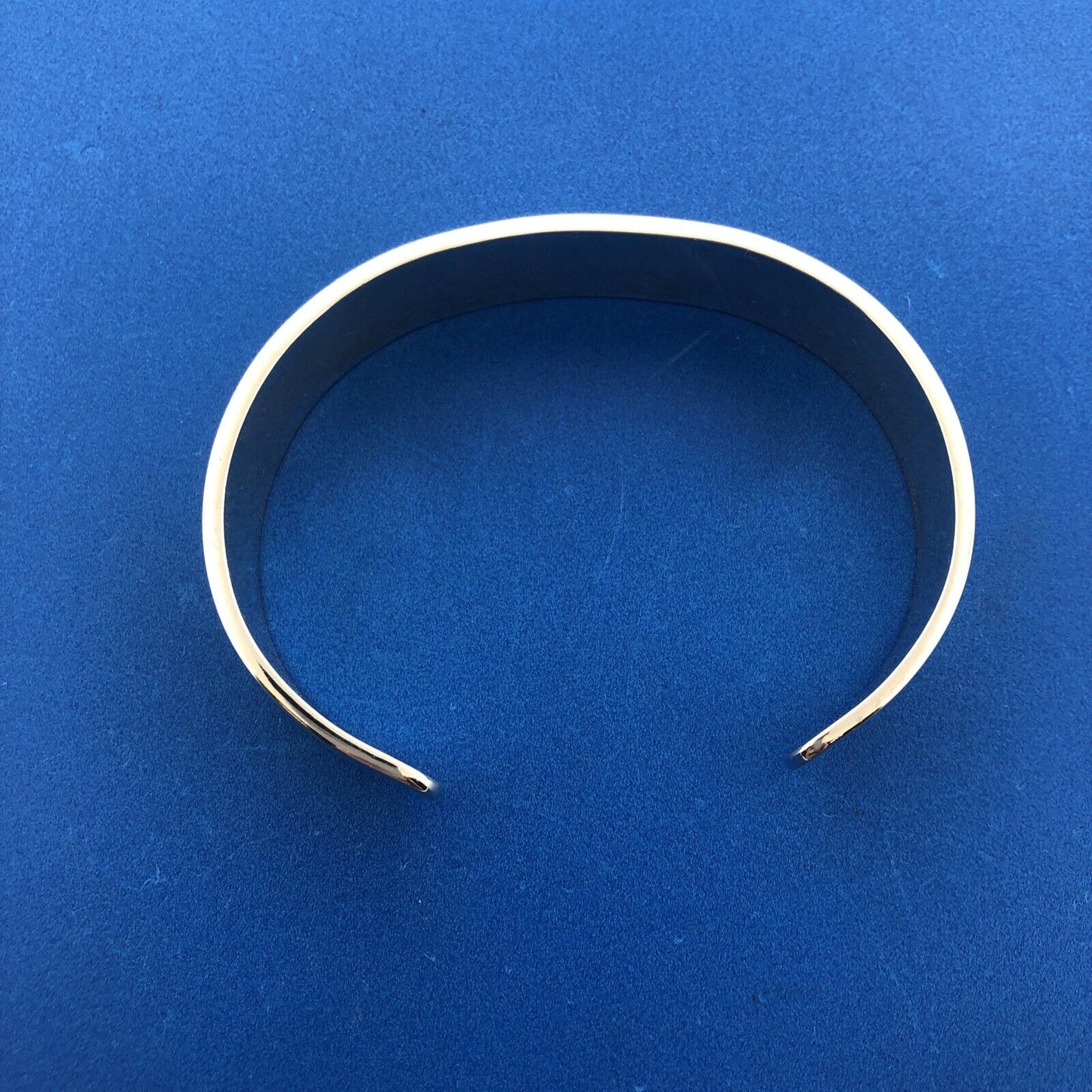 Navajo Designer Carolyn Pollack Sterling Silver 925 14K Gold Open Cuff Bracelet