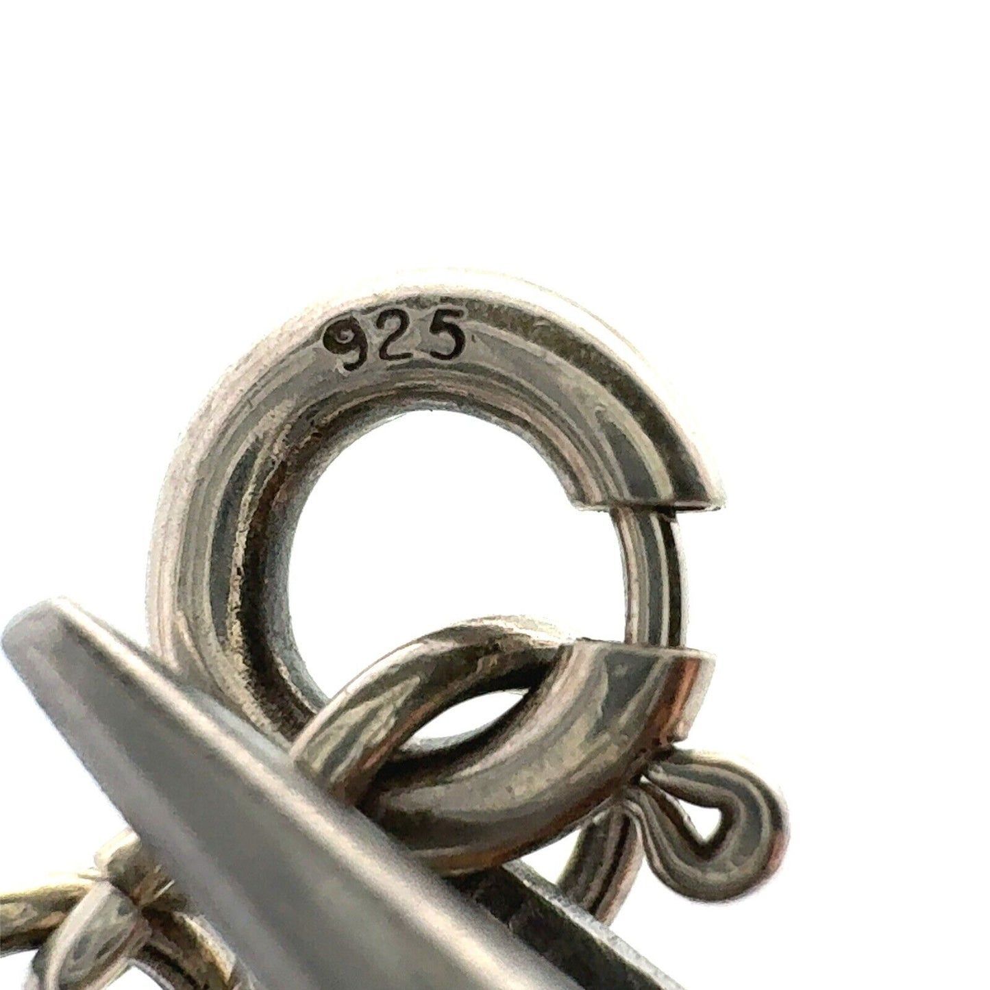 Estate 925 Sterling Silver Flower Floral Station Tennis Bracelet