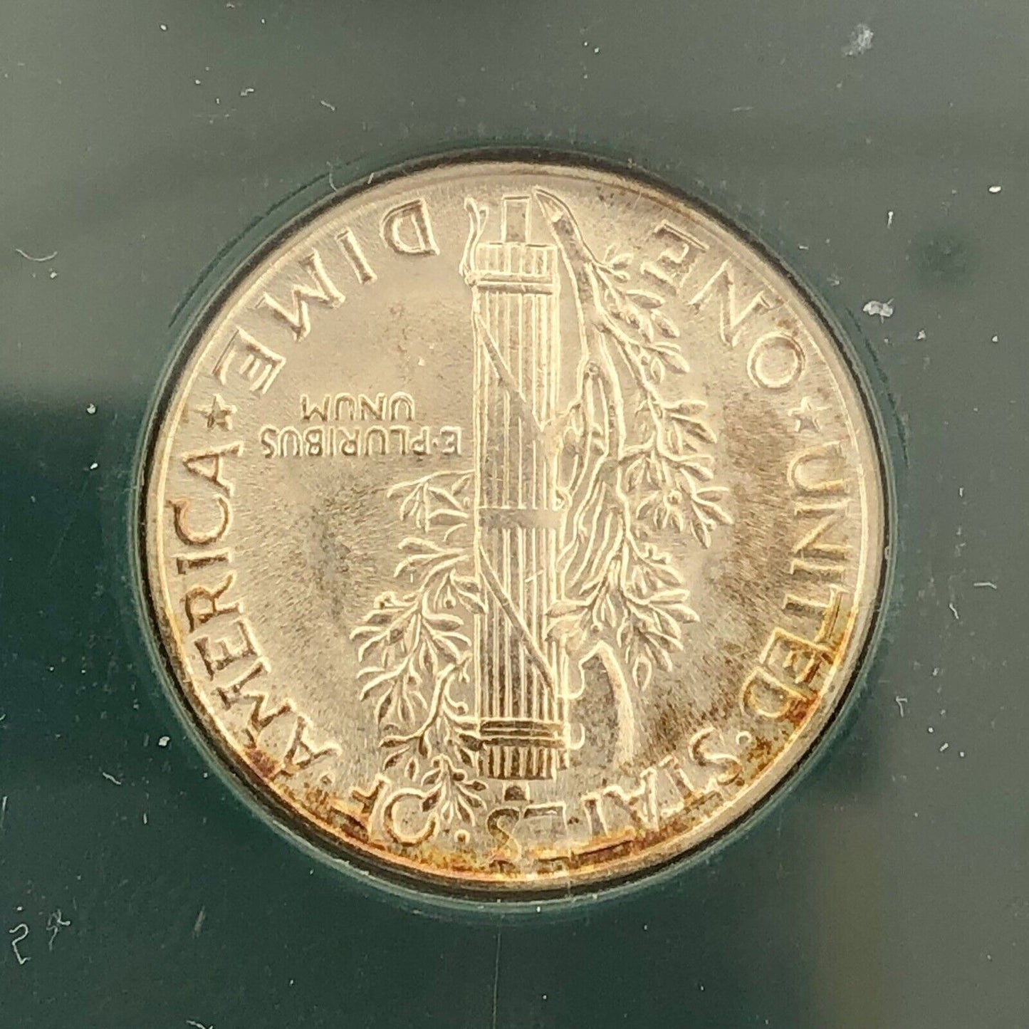 1944 P United States 90% Silver Mercury Dime Date Scarce Philadelphia Coin BU