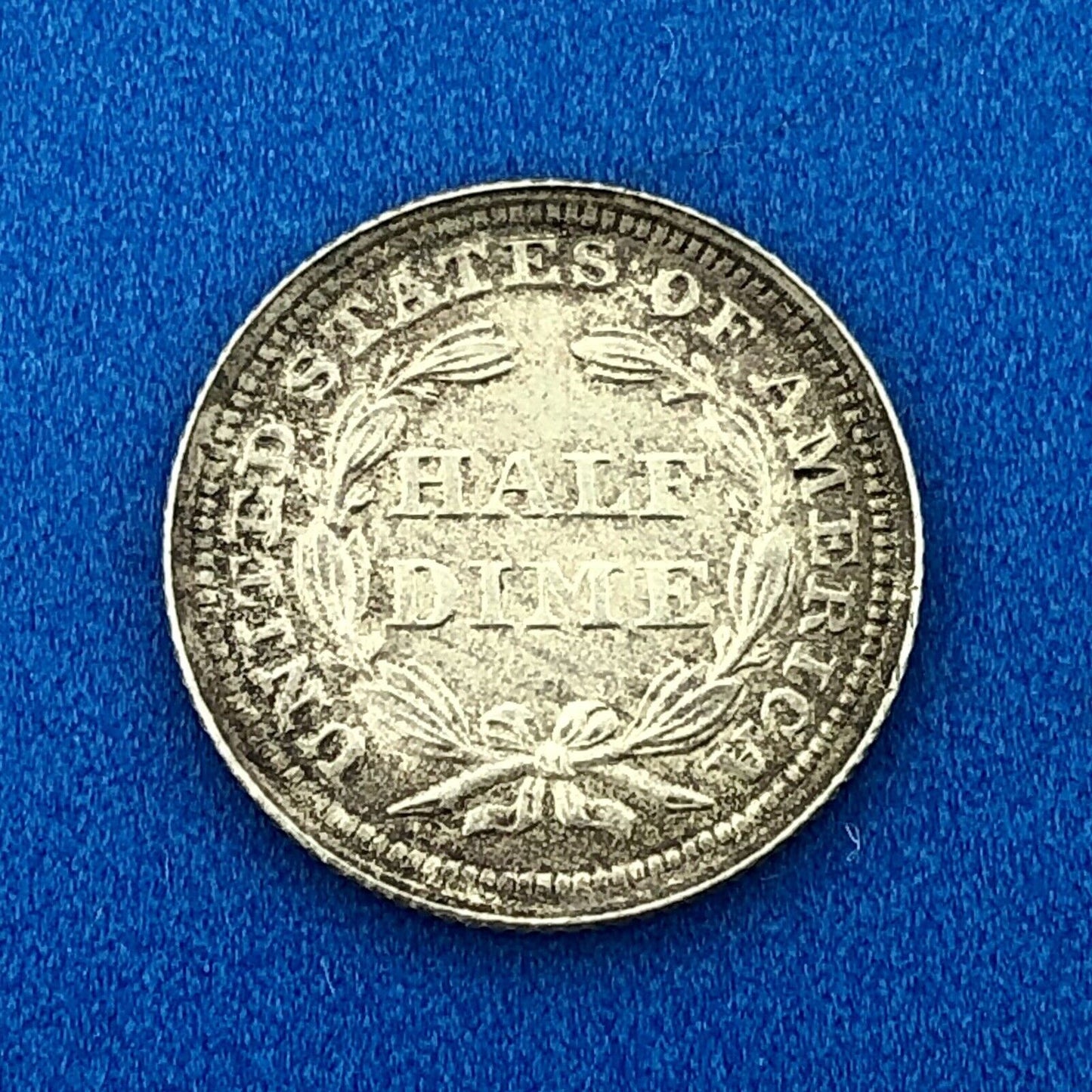1854 P Seated Liberty Silver Half Dime Type 3 Better Key Rare Philadelphia Coin