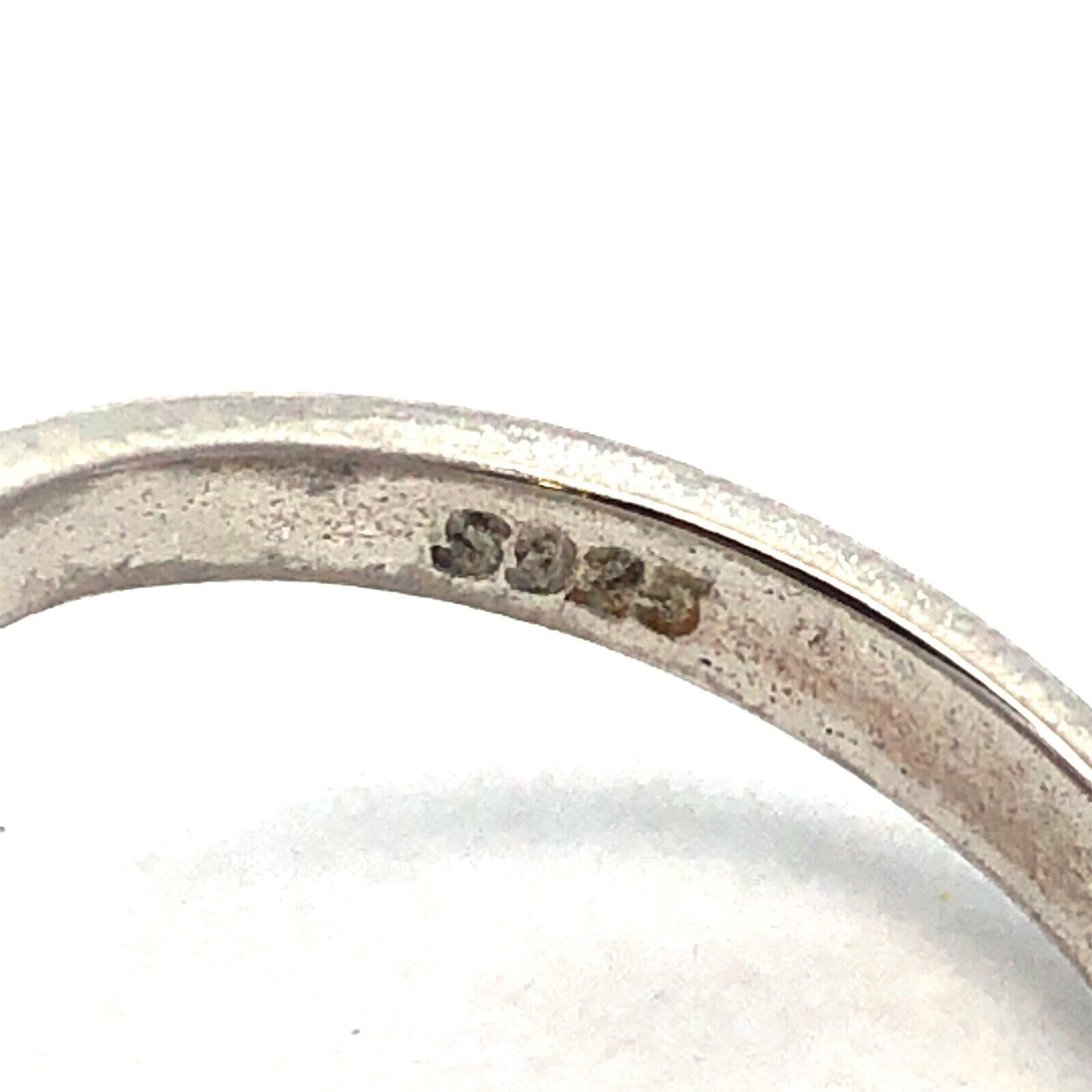 Estate 925 Sterling Silver Hamsa Arms Hands Hug Hugging Bypass Ring