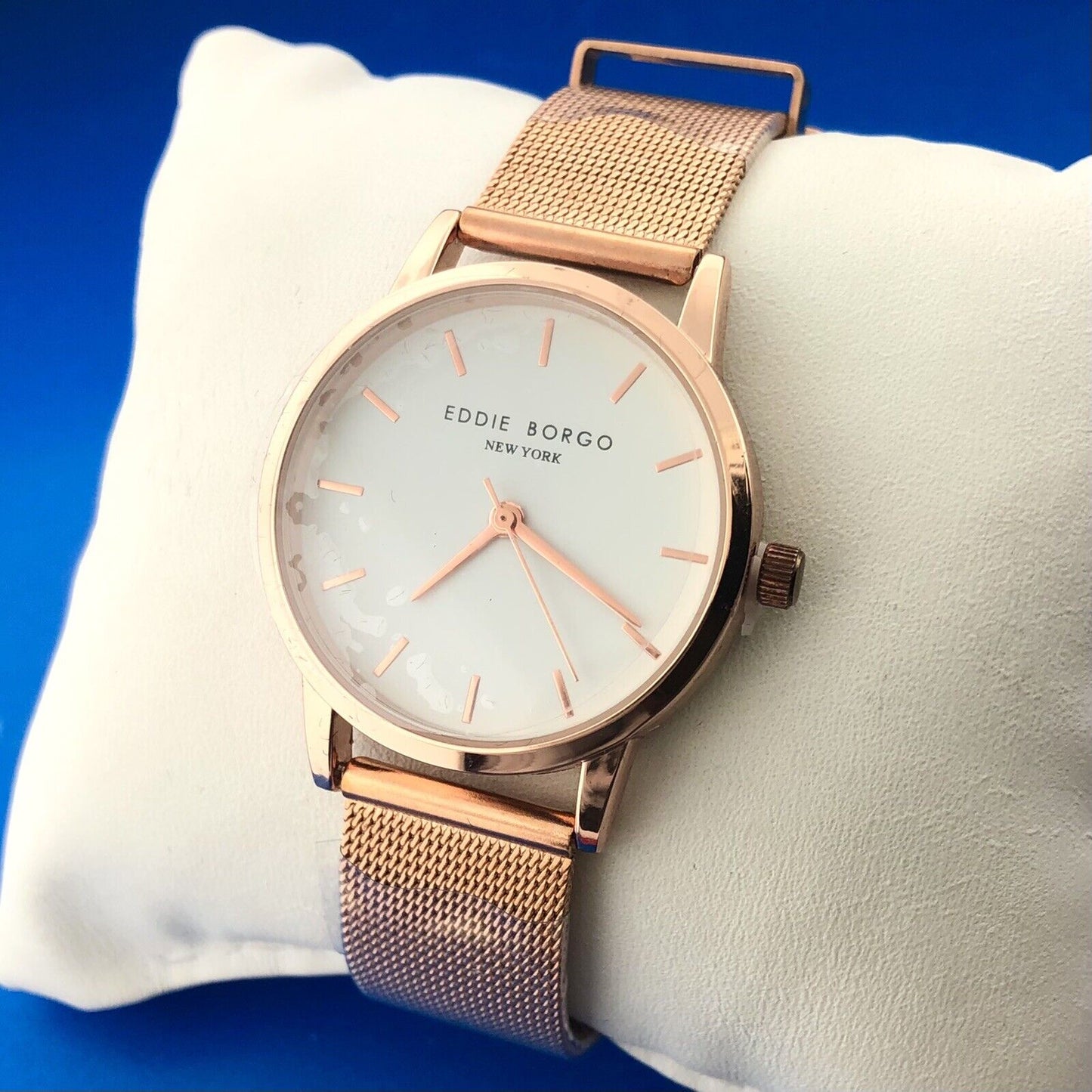 Designer Eddie Borgo The Soho Copper Stainless Steel Ladies Fashion Watch NIB