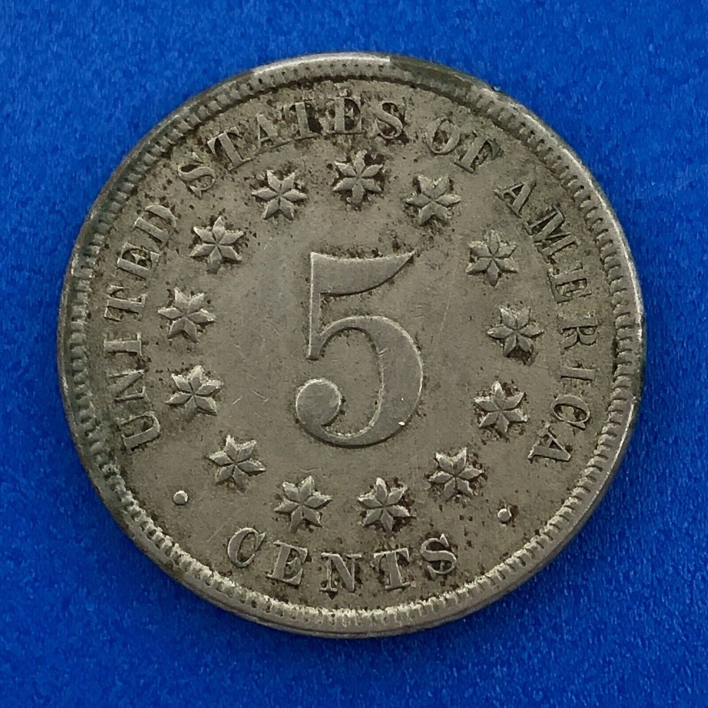 1869 Shield Nickel Better Key Philadelphia Mint American Copper Nickel Coin